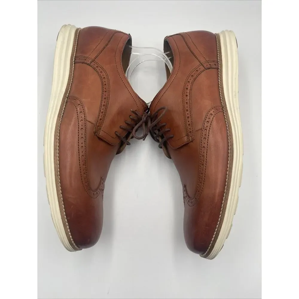 Cole Haan Men’s OriginalGrand Wingtip Oxford Shoes Brown‎ Leather C26471 Sz 13 M